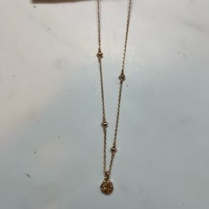 Kendra Scott Nola Rose Gold Drusy Necklace